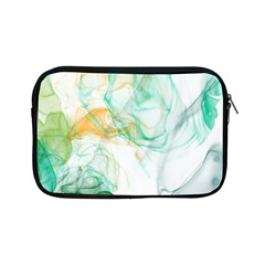 Green And Orange Alcohol Ink Apple Ipad Mini Zipper Cases by Dazzleway