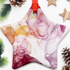 Red And Orange Alcohol In  Ornament (star)