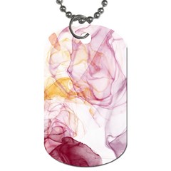 Red And Orange Alcohol In  Dog Tag (two Sides) by Dazzleway