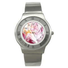 Red And Orange Alcohol In  Stainless Steel Watch by Dazzleway