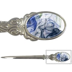 Blue Alcohol Ink Letter Opener by Dazzleway