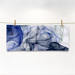 Blue Alcohol Ink Hand Towel by Dazzleway