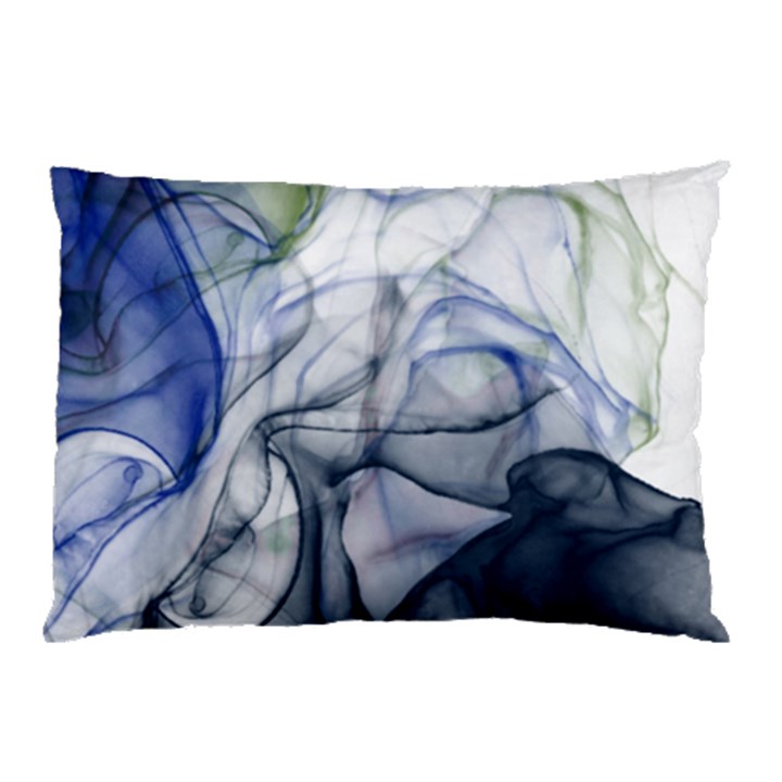 Blue alcohol ink Pillow Case