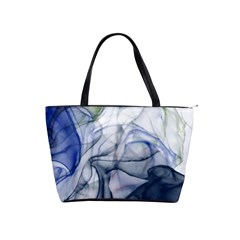 Blue Alcohol Ink Classic Shoulder Handbag