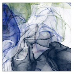 Blue Alcohol Ink Large Satin Scarf (square)