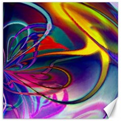 Colorful Rainbow Modern Paint Pattern 13 Canvas 20  X 20  by DinkovaArt