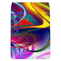 Colorful Rainbow Modern Paint Pattern 13 Removable Flap Cover (l) by DinkovaArt