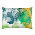 Orange and green alcohol ink  Pillow Case (Two Sides) Front