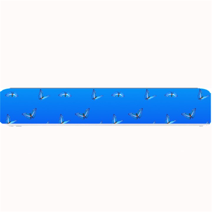 Butterflies at blue, two color tone gradient Small Bar Mats