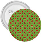 Juicy Slices Of Watermelon On A Green Background 3  Buttons Front