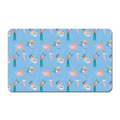 Beautiful Girls With Drinks Magnet (rectangular) by SychEva