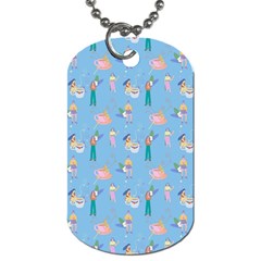 Beautiful Girls With Drinks Dog Tag (one Side) by SychEva