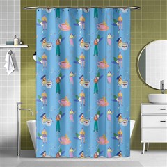 Beautiful Girls With Drinks Shower Curtain 48  X 72  (small)  by SychEva