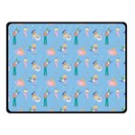 Beautiful Girls With Drinks Double Sided Fleece Blanket (Small)  45 x34  Blanket Front