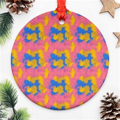 Abstract Painting Ornament (round) by SychEva