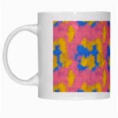 Abstract Painting White Mugs by SychEva