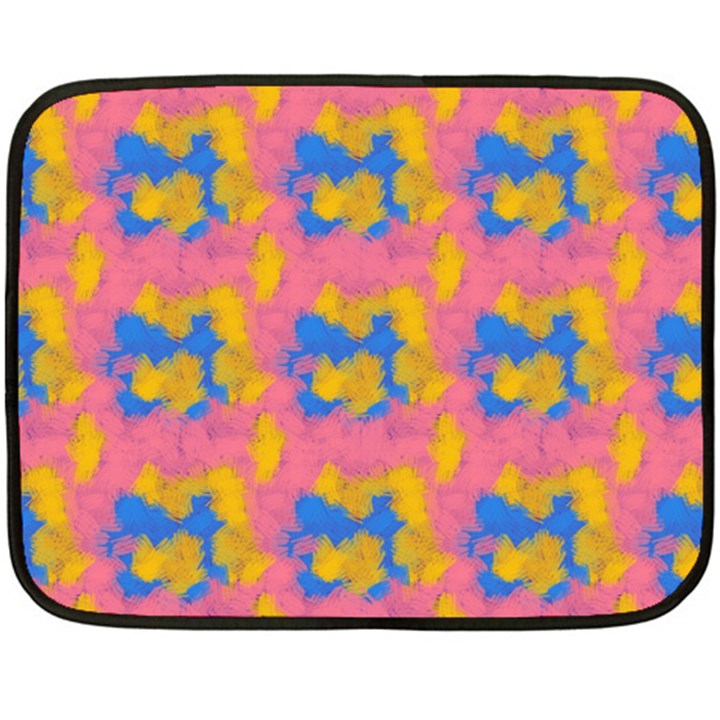 Abstract Painting Double Sided Fleece Blanket (Mini) 