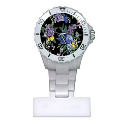 Floral Plastic Nurses Watch by Sparkle