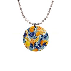 Floral 1  Button Necklace by Sparkle