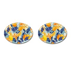 Floral Cufflinks (oval) by Sparkle