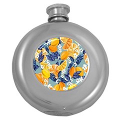 Floral Round Hip Flask (5 Oz) by Sparkle