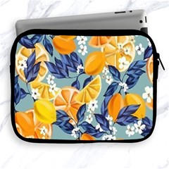 Floral Apple Ipad 2/3/4 Zipper Cases by Sparkle