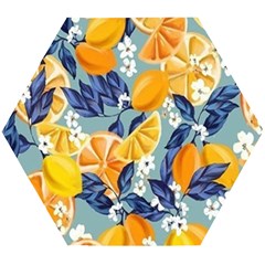 Floral Wooden Puzzle Hexagon by Sparkle