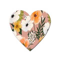 Floral Heart Magnet