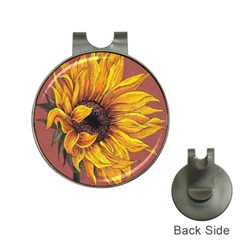 Sunflower Hat Clips With Golf Markers by Sparkle