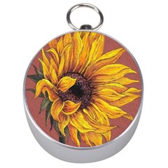 Sunflower Silver Compasses