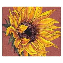 Sunflower Double Sided Flano Blanket (small)  by Sparkle