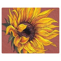 Sunflower Double Sided Flano Blanket (medium)  by Sparkle