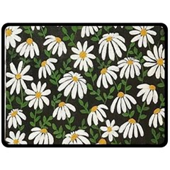 Floral Double Sided Fleece Blanket (large) 