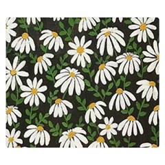 Floral Double Sided Flano Blanket (small)  by Sparkle