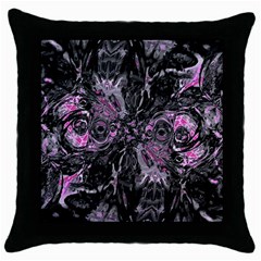 Punk Cyclone Throw Pillow Case (black) by MRNStudios