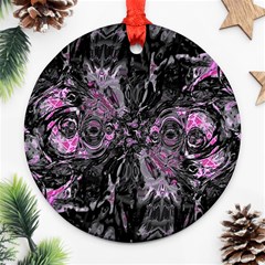 Punk Cyclone Round Ornament (two Sides) by MRNStudios