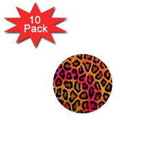 Leopard Print 1  Mini Magnet (10 pack) 