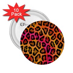 Leopard Print 2.25  Buttons (10 pack) 