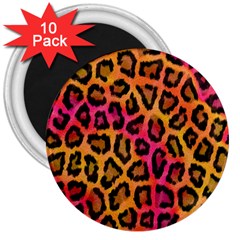 Leopard Print 3  Magnets (10 pack) 