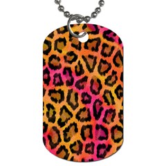 Leopard Print Dog Tag (One Side)