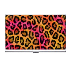 Leopard Print Business Card Holder