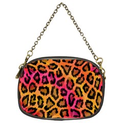 Leopard Print Chain Purse (One Side)