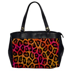 Leopard Print Oversize Office Handbag