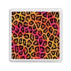 Leopard Print Memory Card Reader (square) by skindeep