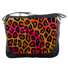 Leopard Print Messenger Bag