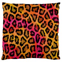 Leopard Print Large Cushion Case (Two Sides)