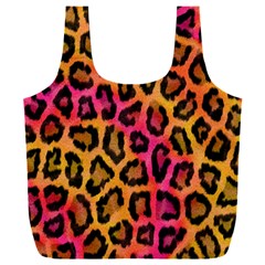 Leopard Print Full Print Recycle Bag (xxl) by skindeep