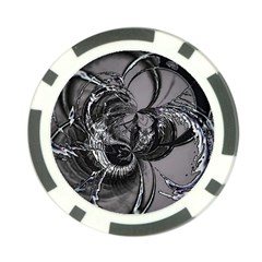 Satellite Poker Chip Card Guard by MRNStudios