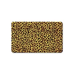 Fur-leopard 2 Magnet (name Card) by skindeep