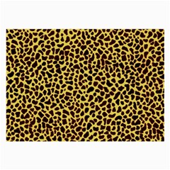 Fur-leopard 2 Large Glasses Cloth (2 Sides) by skindeep